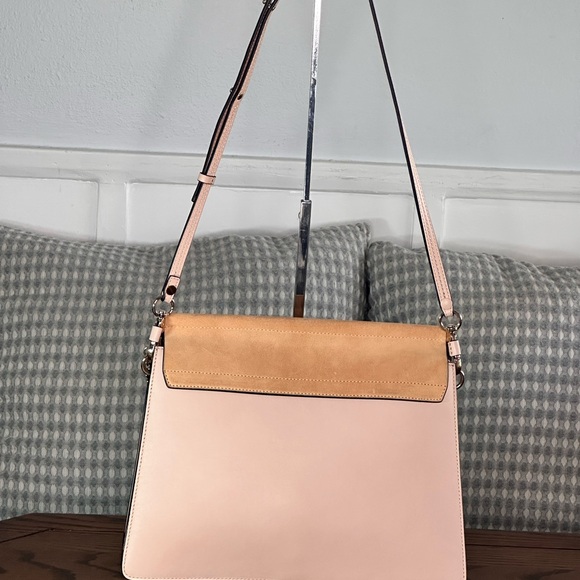 Authentic Chloé Faye Medium Shoulder Bag in Blush Pink NWOT - Picture 3 of 10